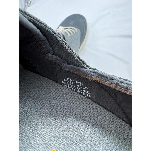 OluKai Nohea Moku Men's Size 11 EUR 44 Black Gray Casual Classic Shoes Sneakers - Picture 7 of 7